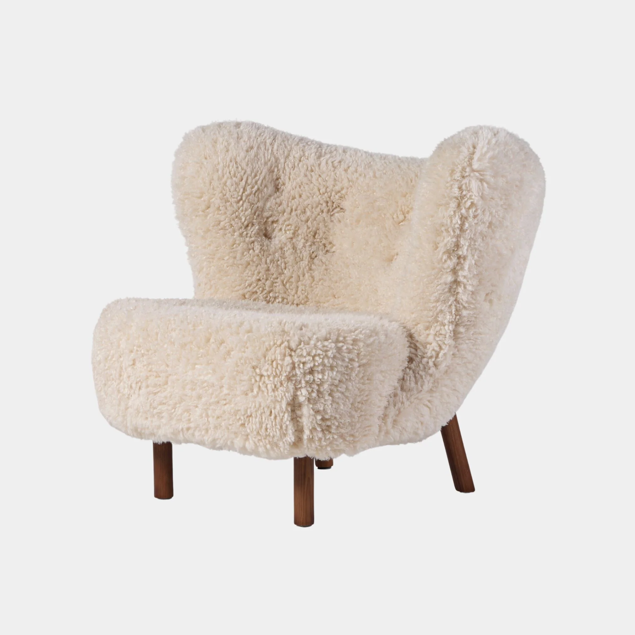 Agnes Wool Armchair - Long Hair Standard - Image 11