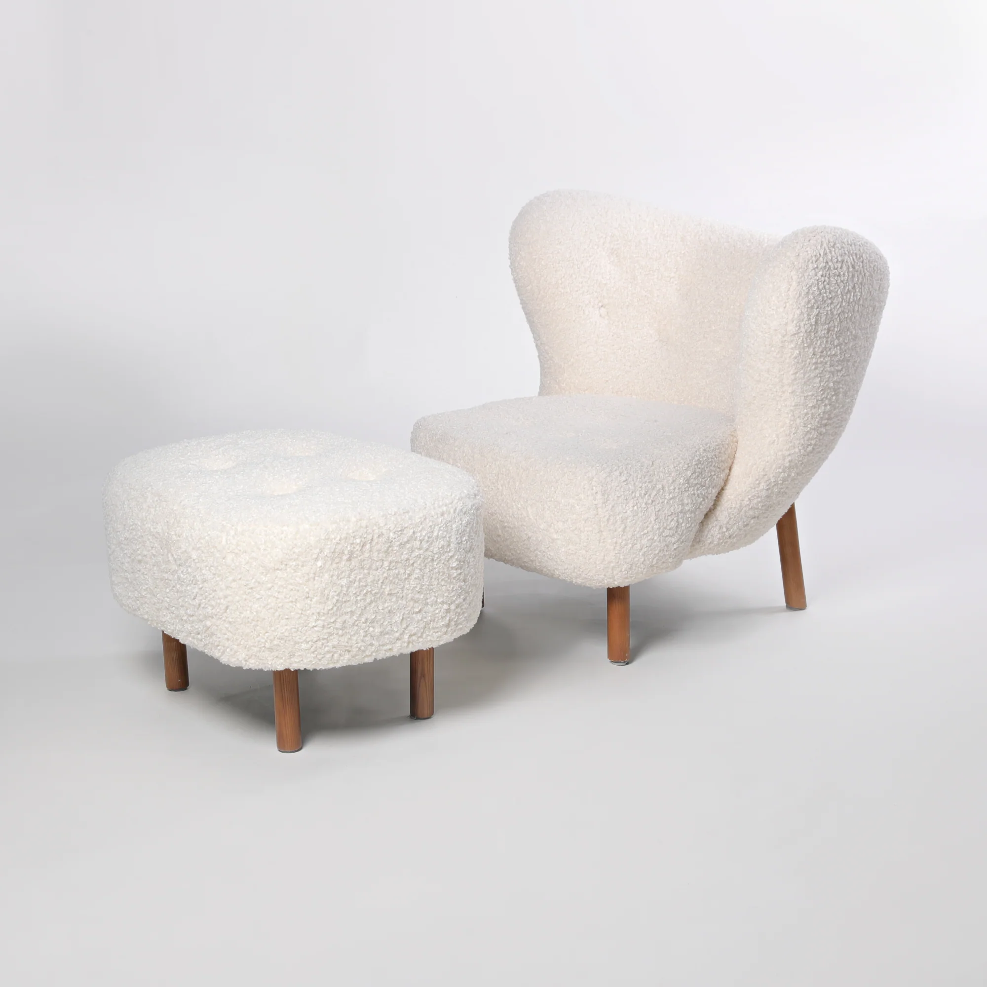 Agnes Wool Armchair - Short Hair - Image 20