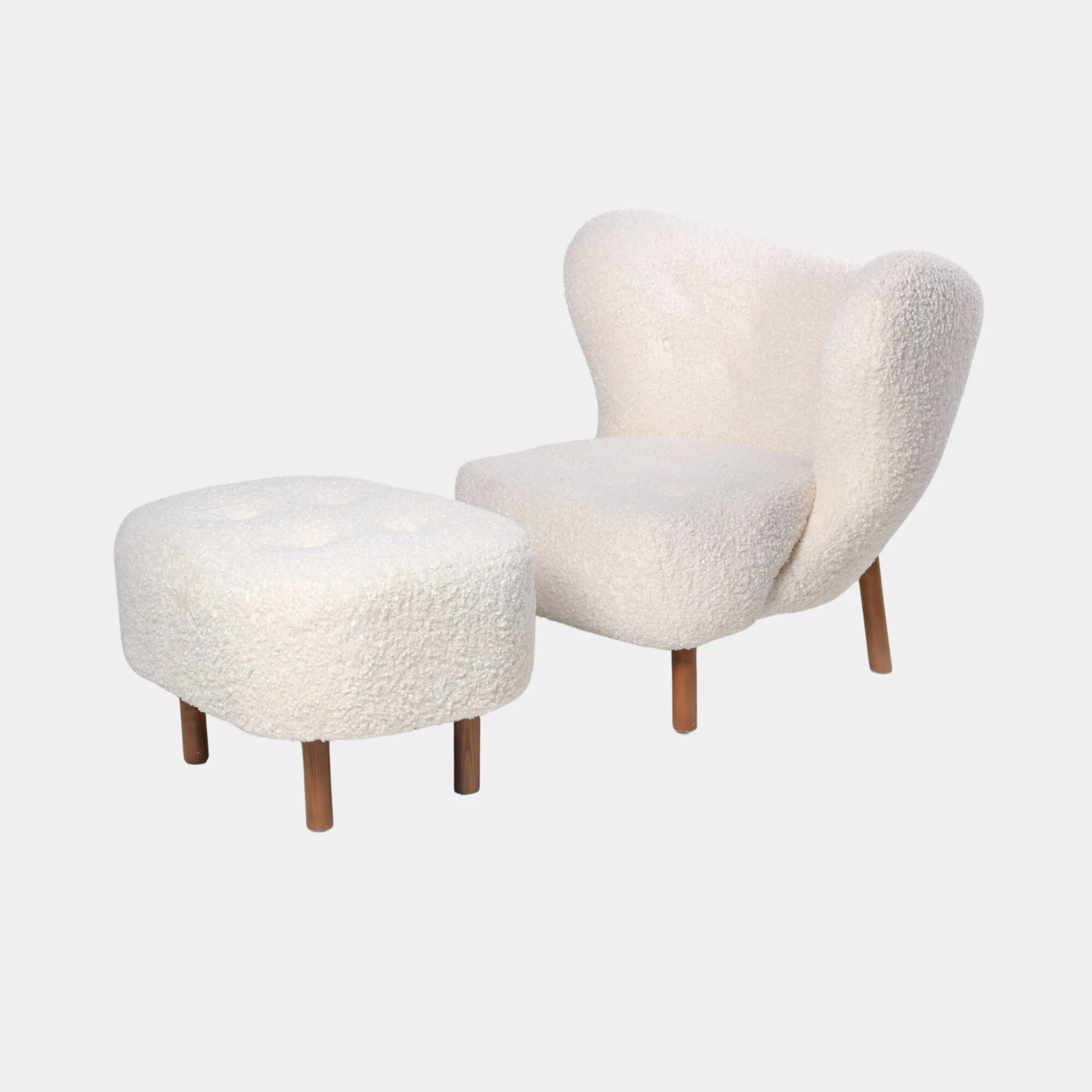 Agnes Wool Armchair - Short Hair - Image 33