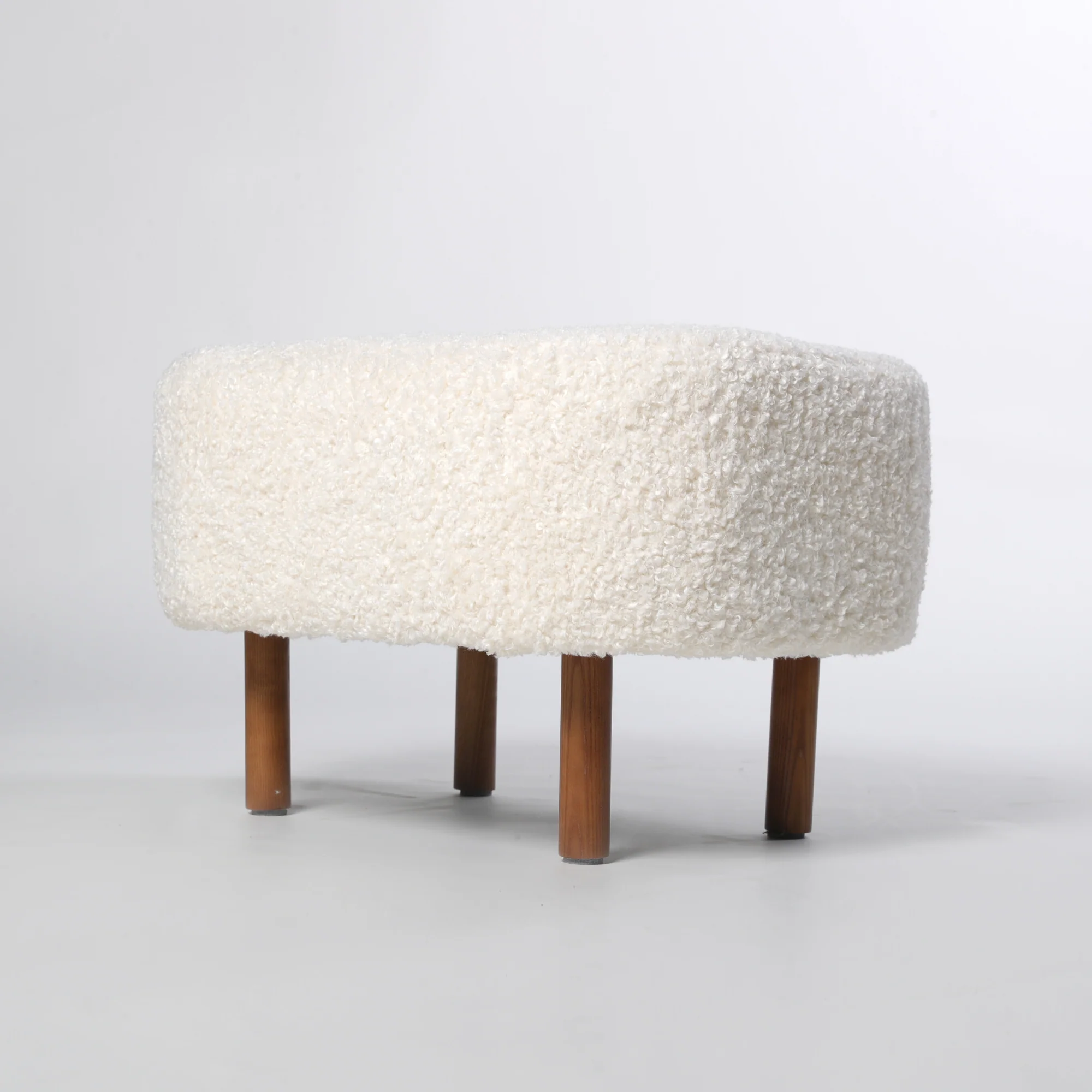 Agnes Wool Armchair - Short Hair - Image 6