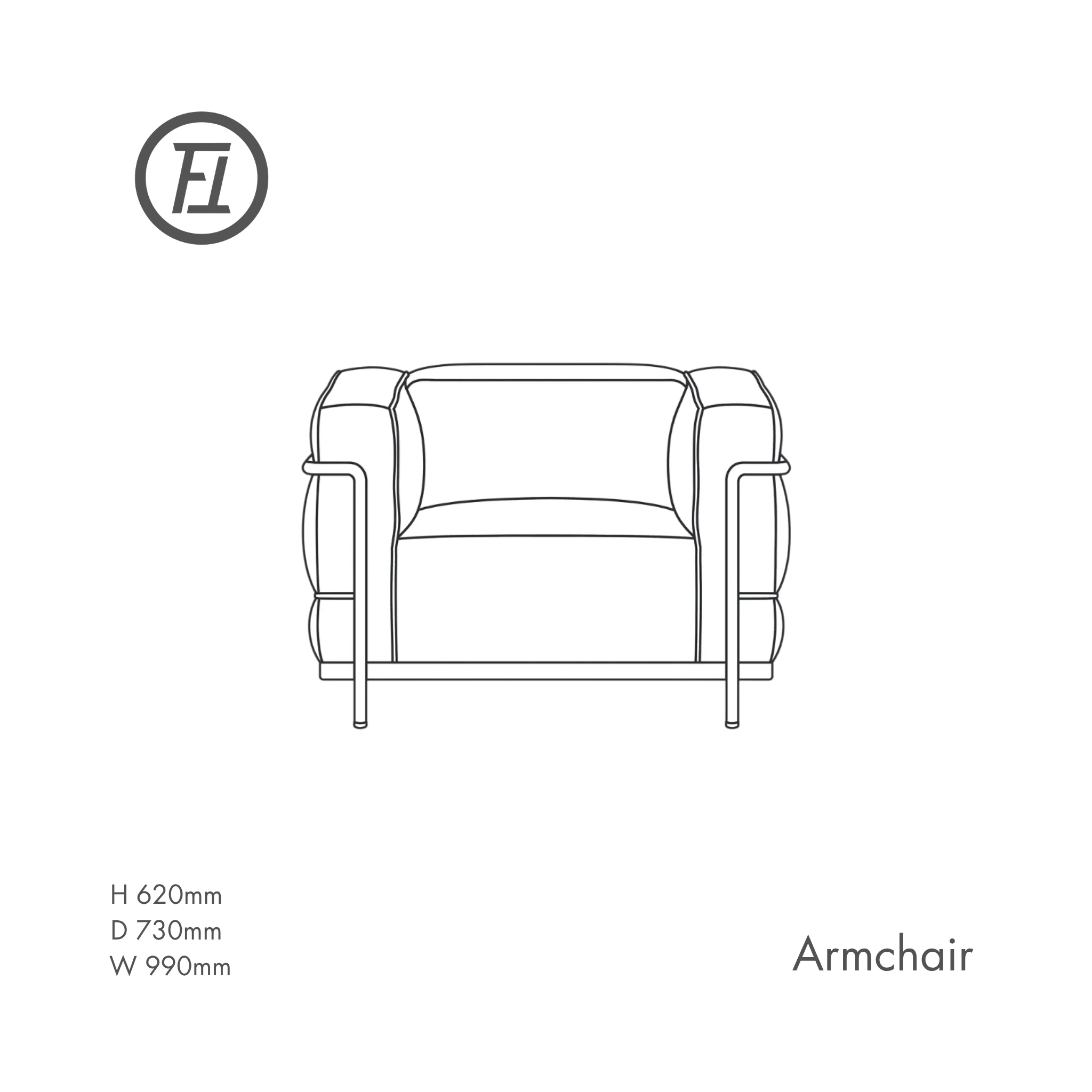 Bauhaus Steel Framed Sofa - Image 15