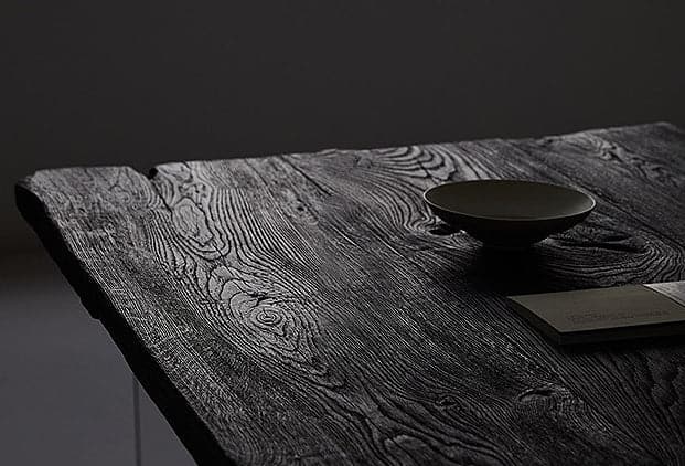 Charred French Oak Dining Table - Image 11