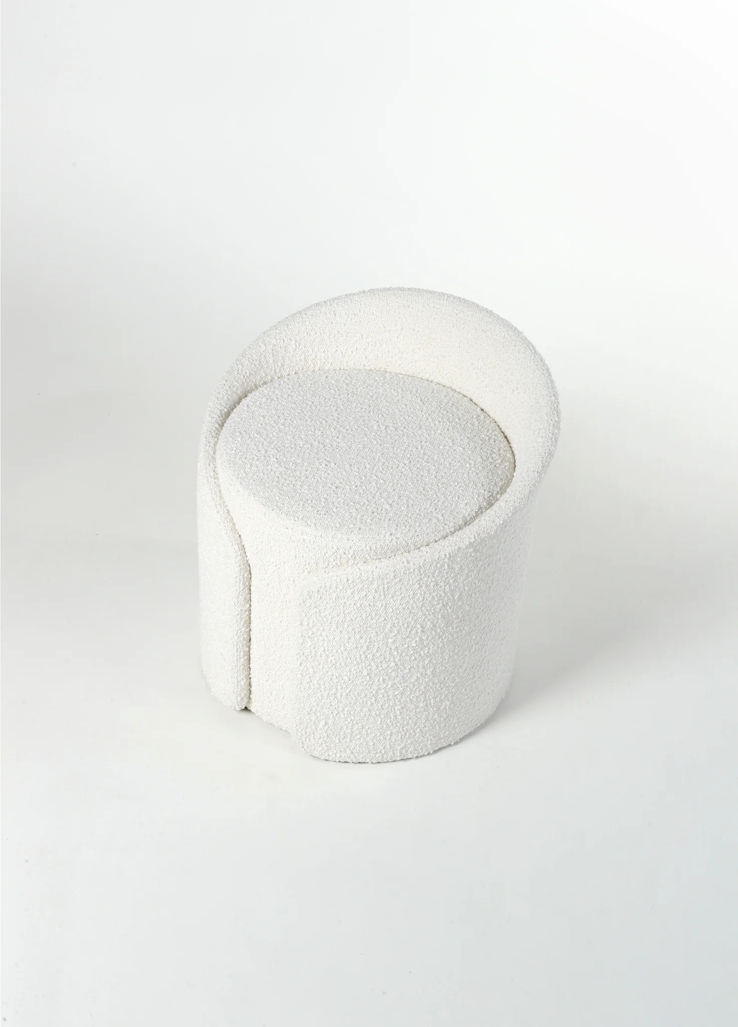 Flower Core Boucle Stool - Image 7
