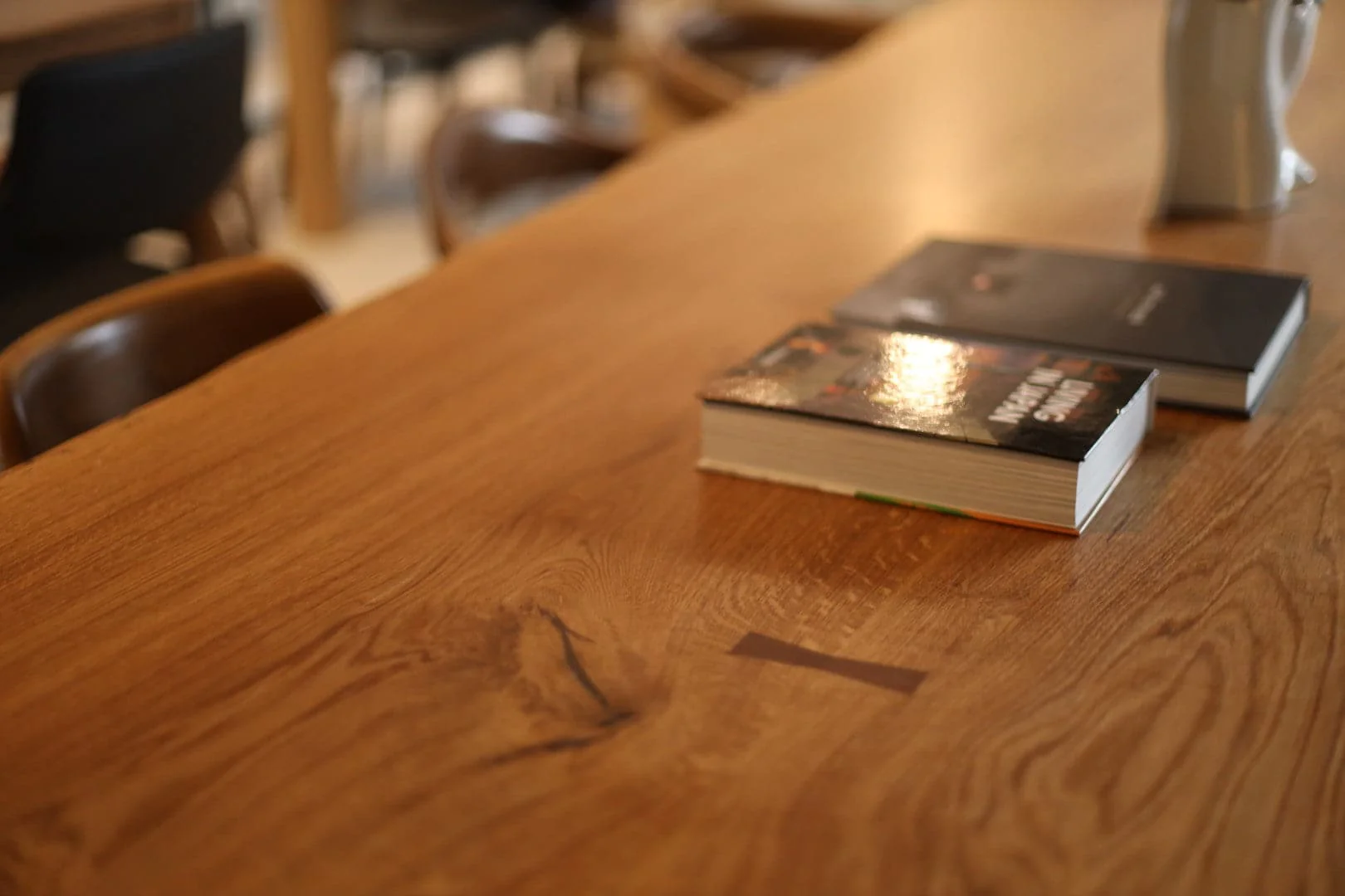 French White Oak Dining Table - Image 12