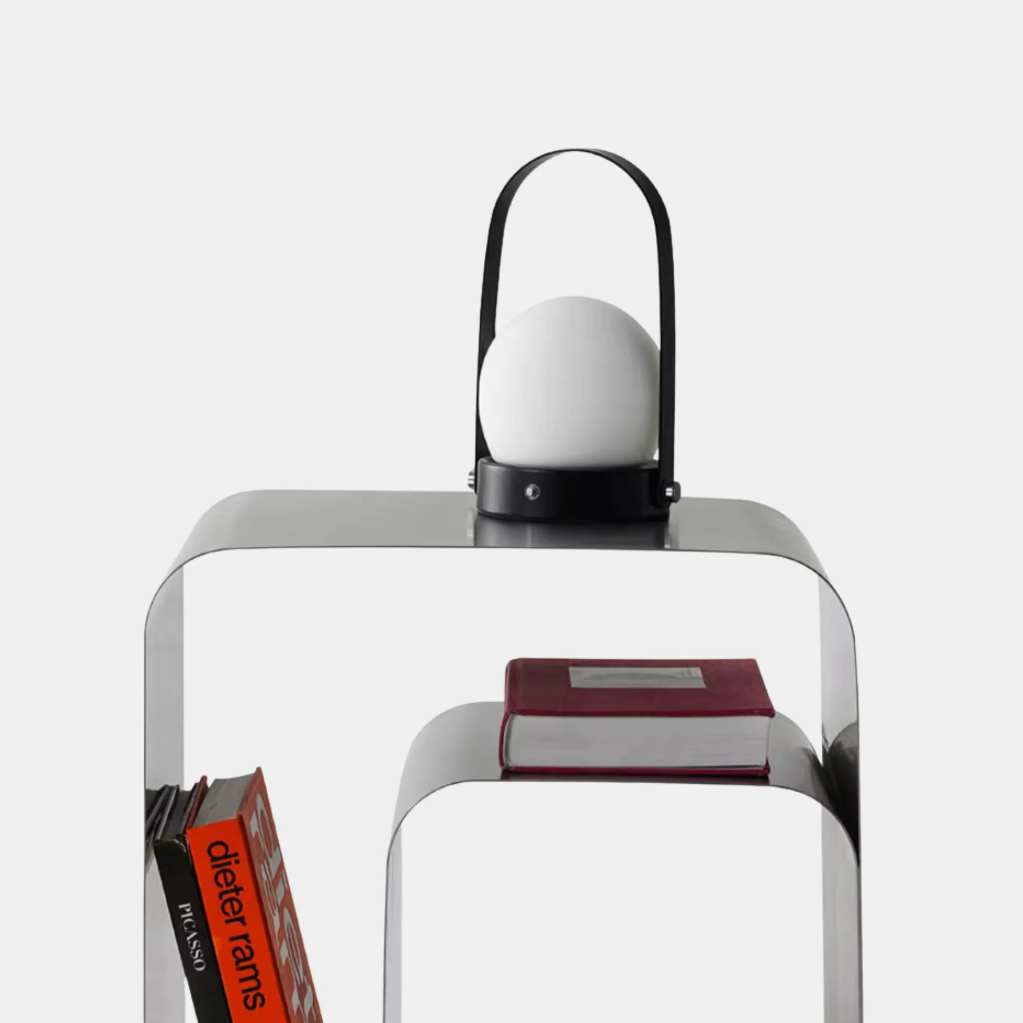 Hollowed Steel Side Table - Image 3