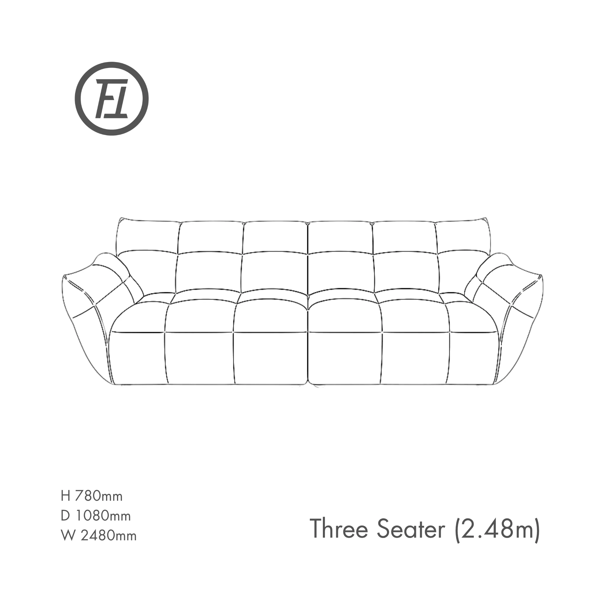 Lily Tufted Sofa - Image 10