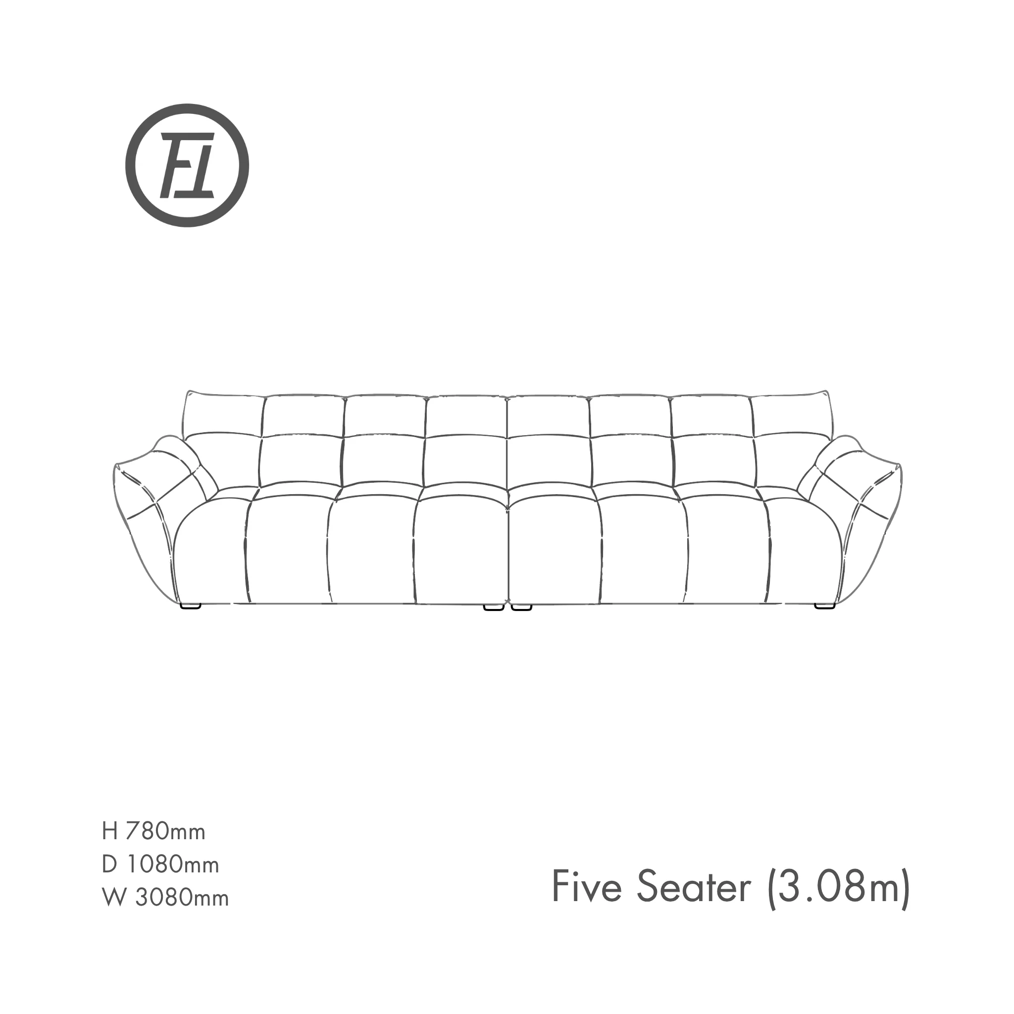 Lily Tufted Sofa - Image 12