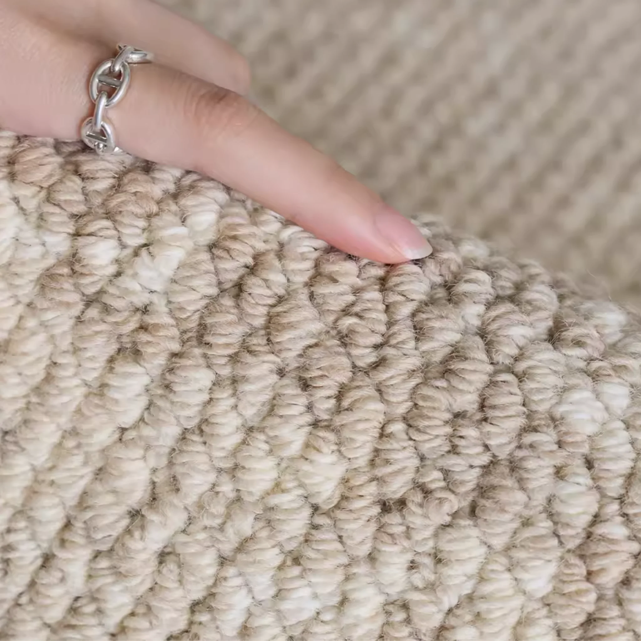 Marble Wool Rug - Image 3