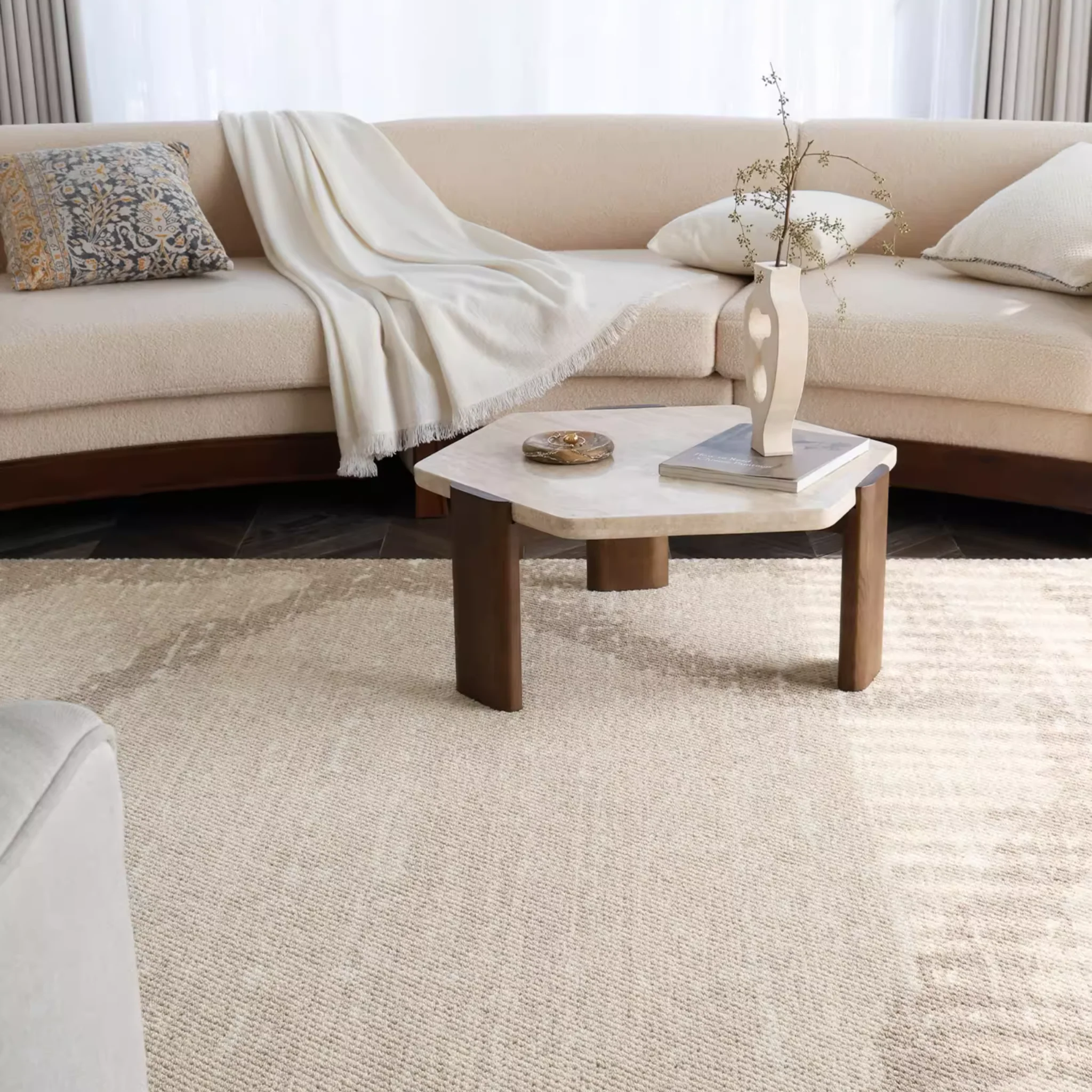 Marble Wool Rug - Image 4