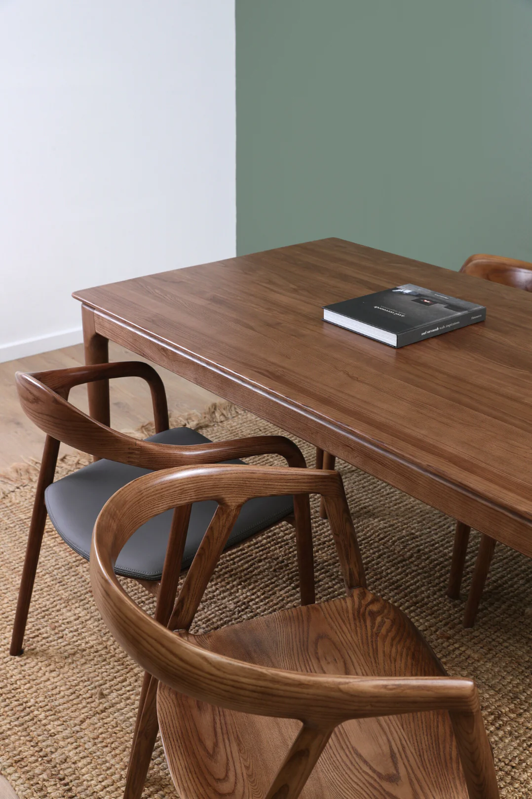Mid Century Style Wooden Dining Table - Image 11