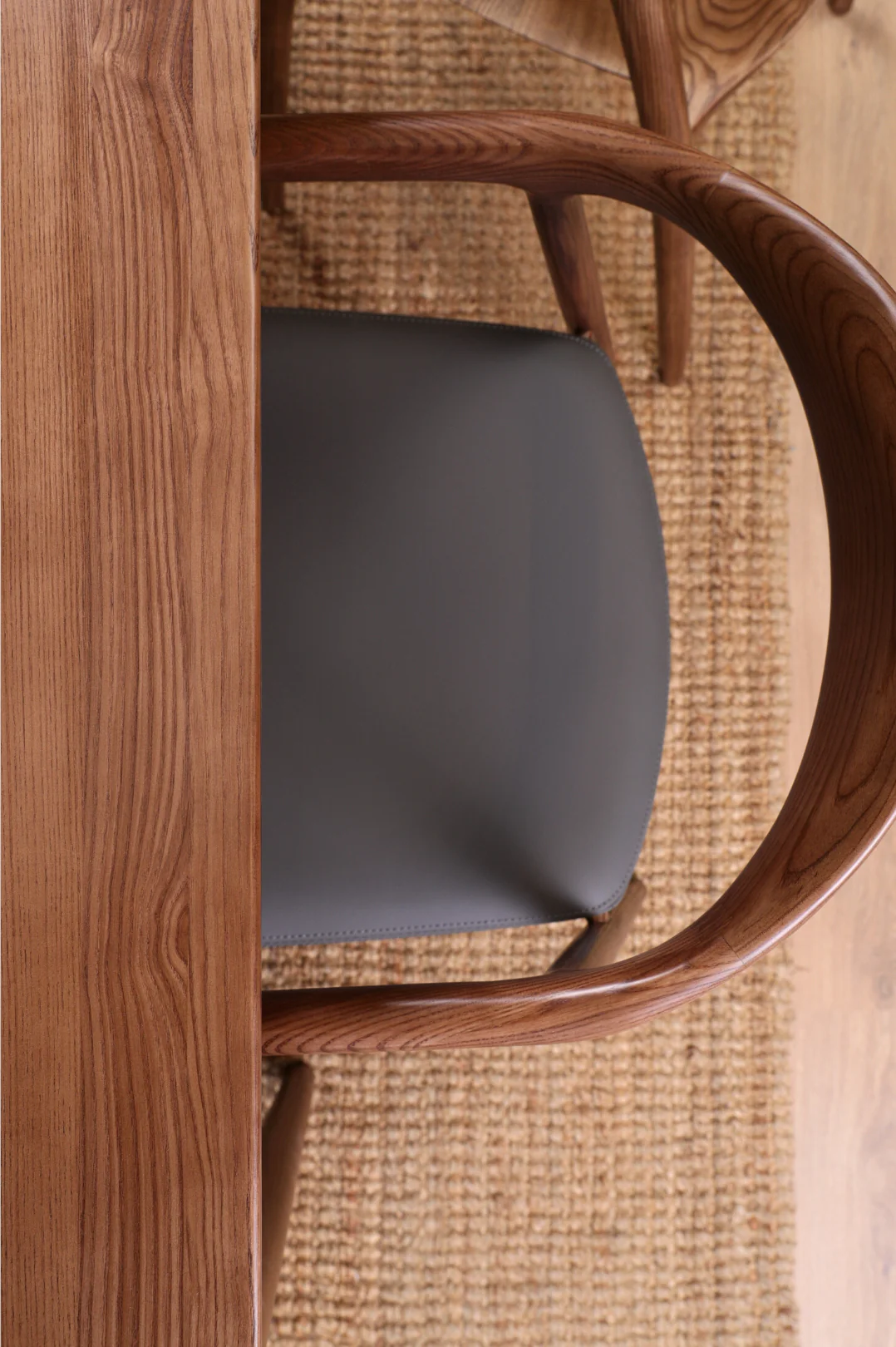 Mid Century Style Wooden Dining Table - Image 5