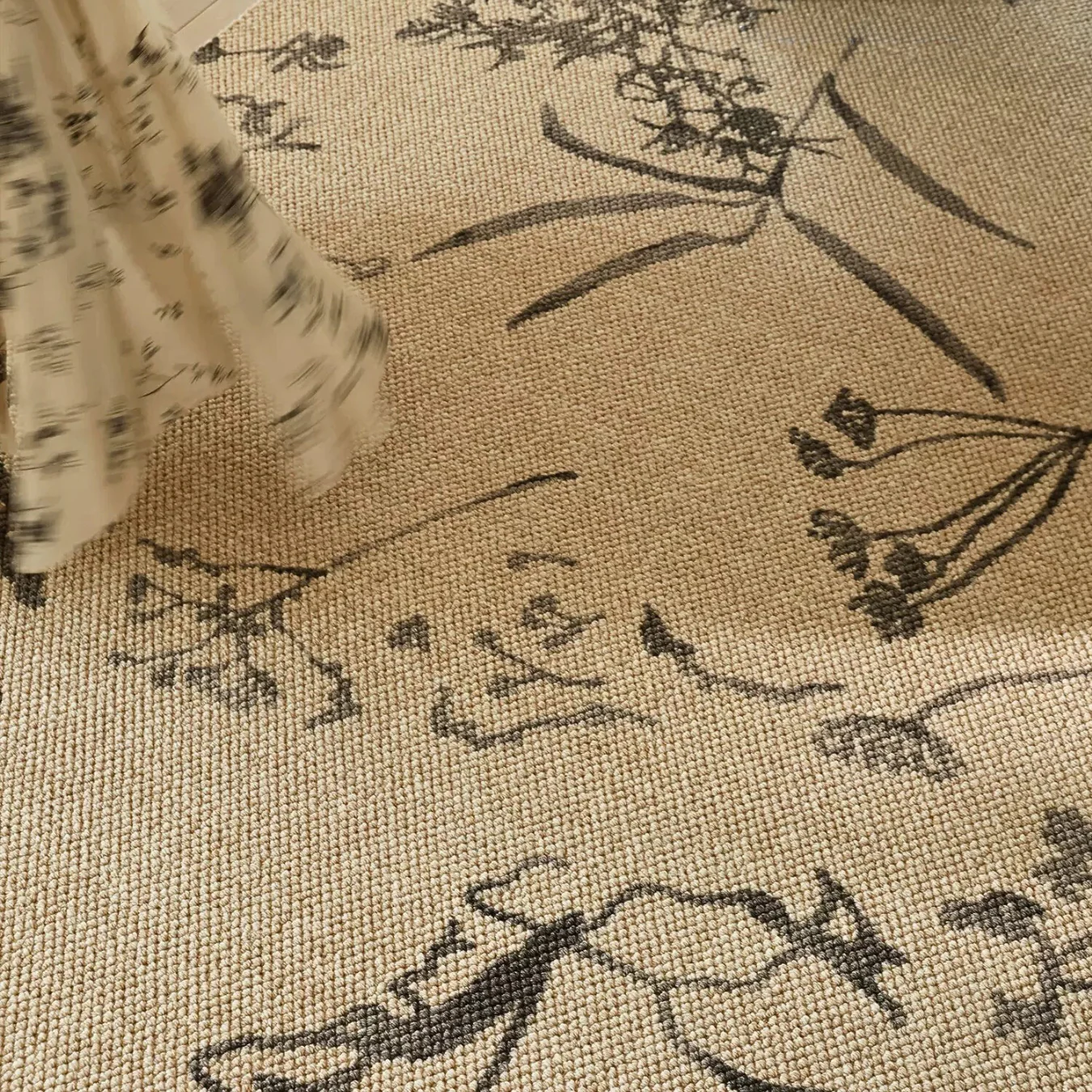 Pressed Flowers Wool Rug - Image 6