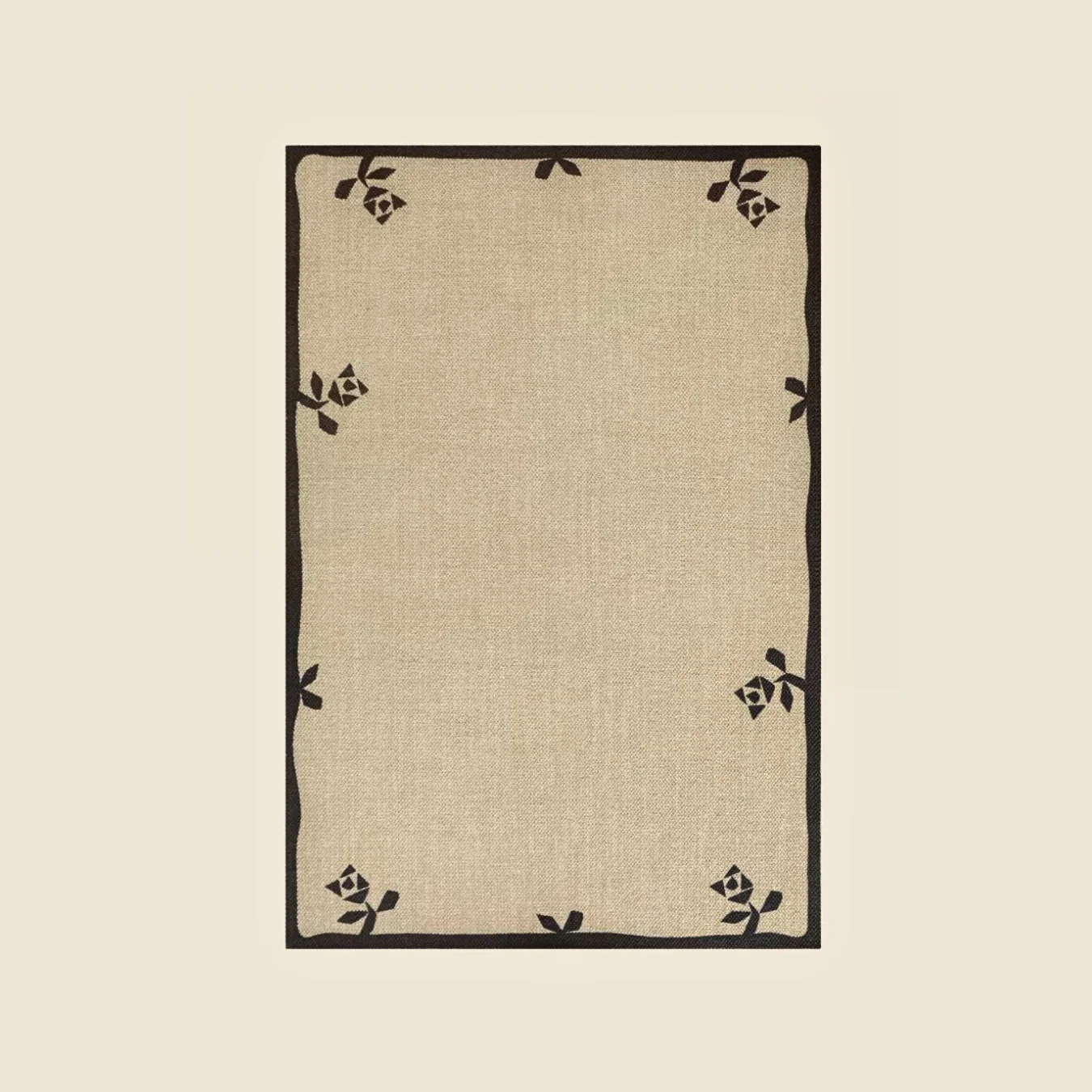 Rose Border Wool Rug - Image 13