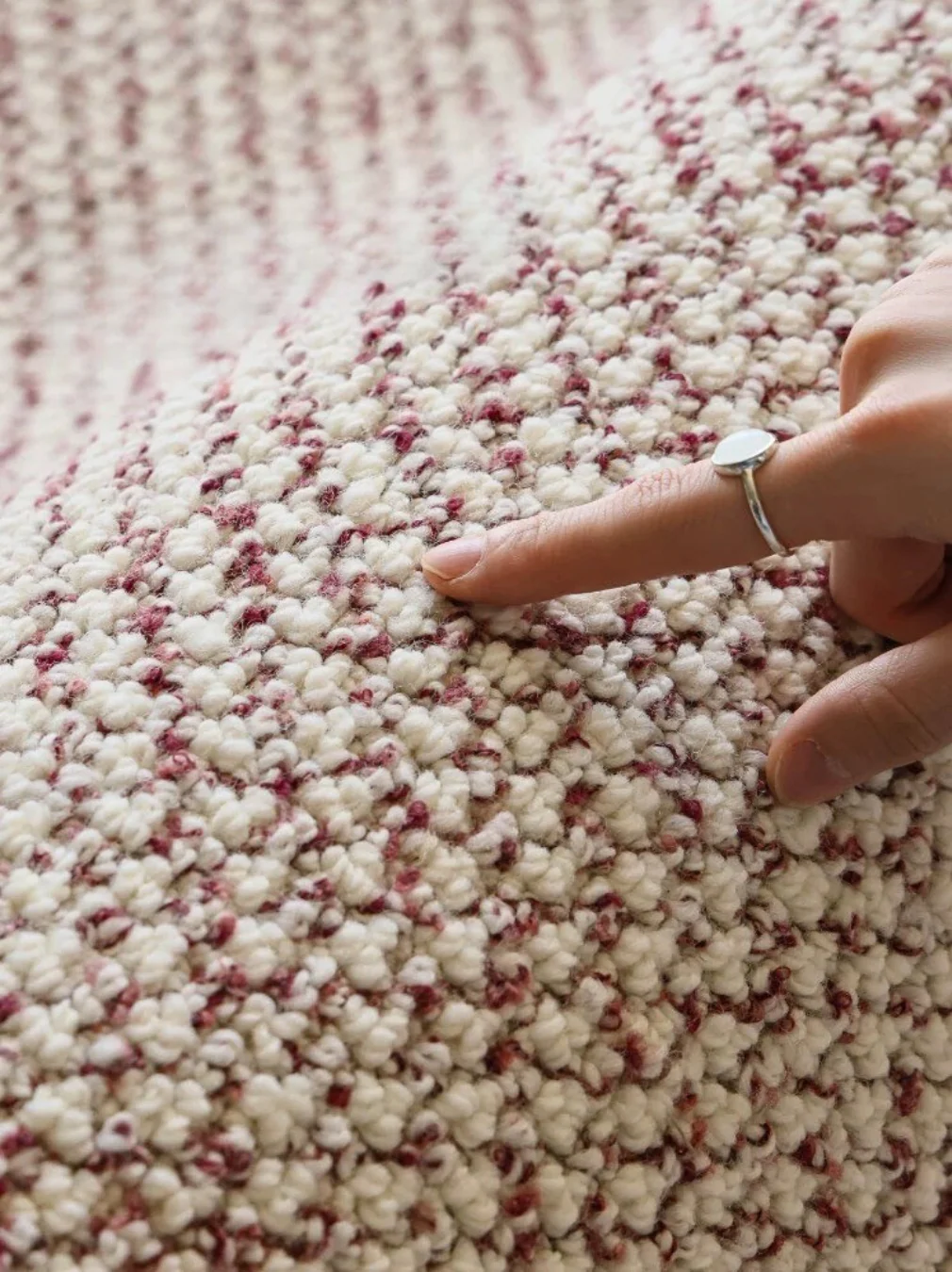 Strawberry Wool Rug - Image 3