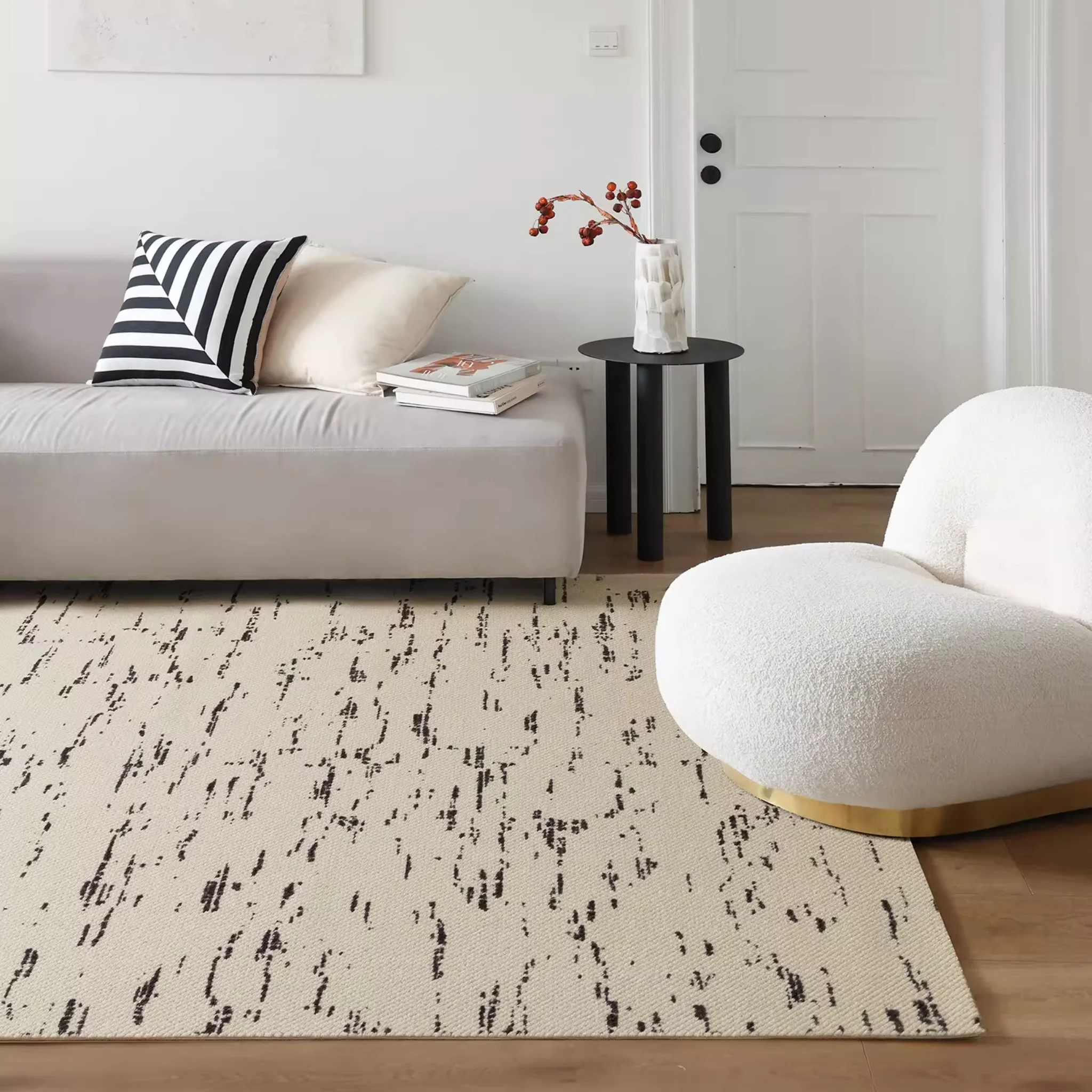 Strokes Wool Rug - Image 3