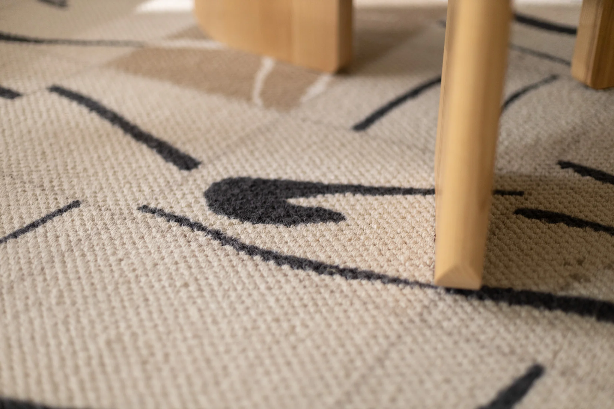 Terrazzo and Wood Round Coffee Table - Image 12