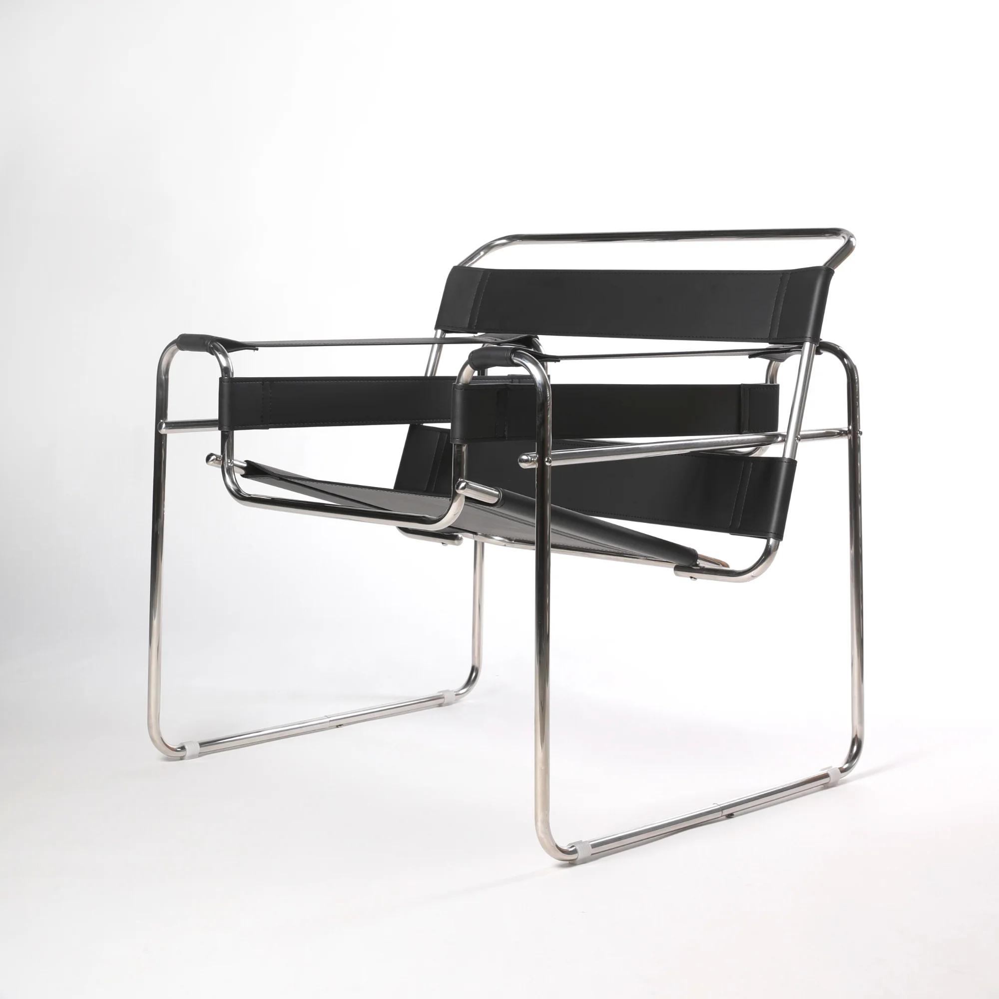 Vassily Leather and Metal Armchair - Image 10