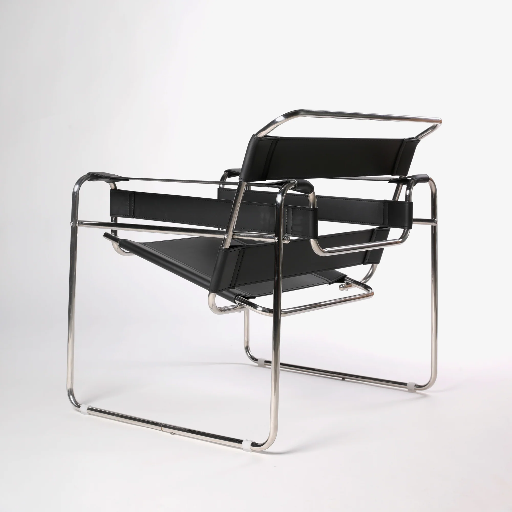 Vassily Leather and Metal Armchair - Image 4