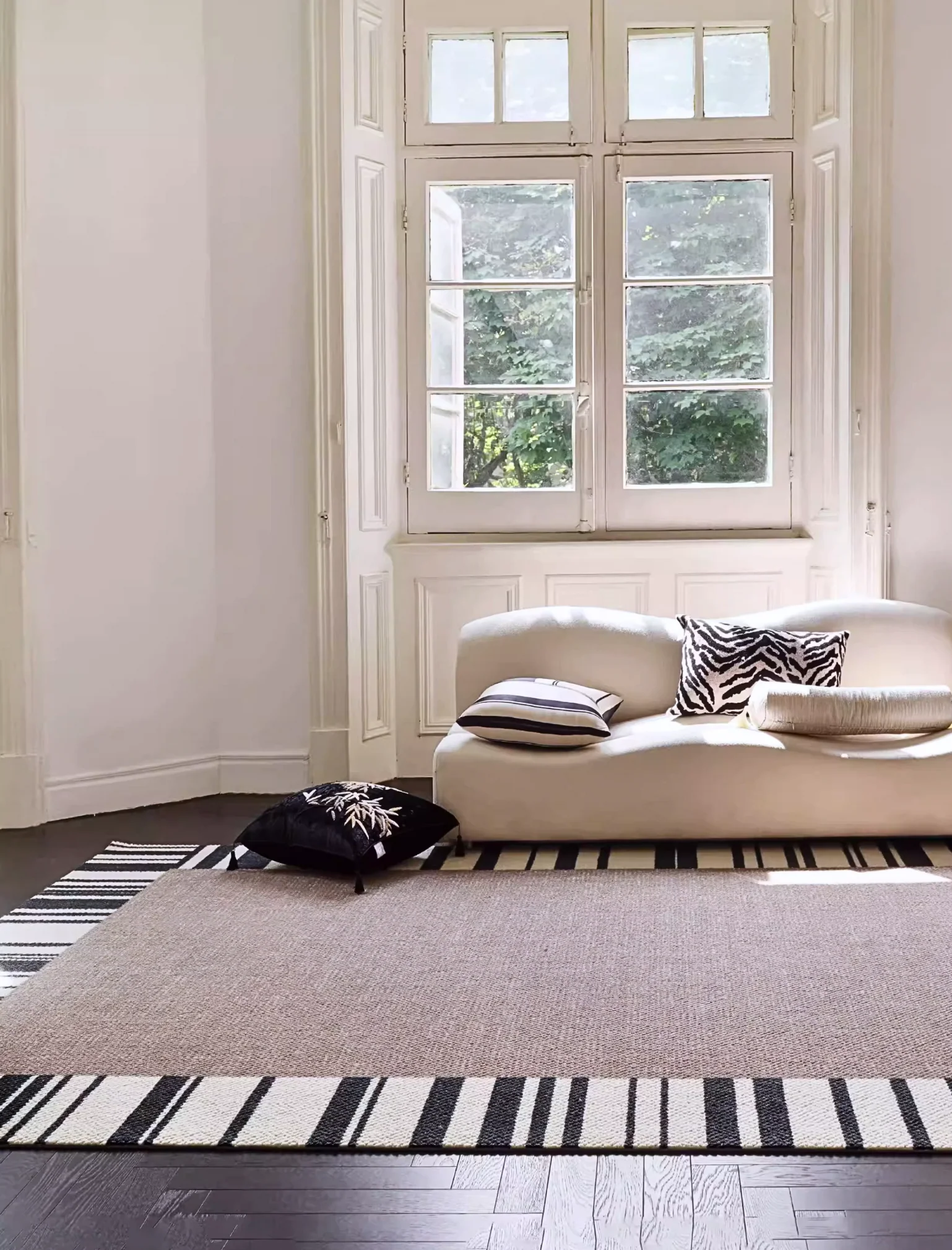 Zebra Wool Rug - Image 3