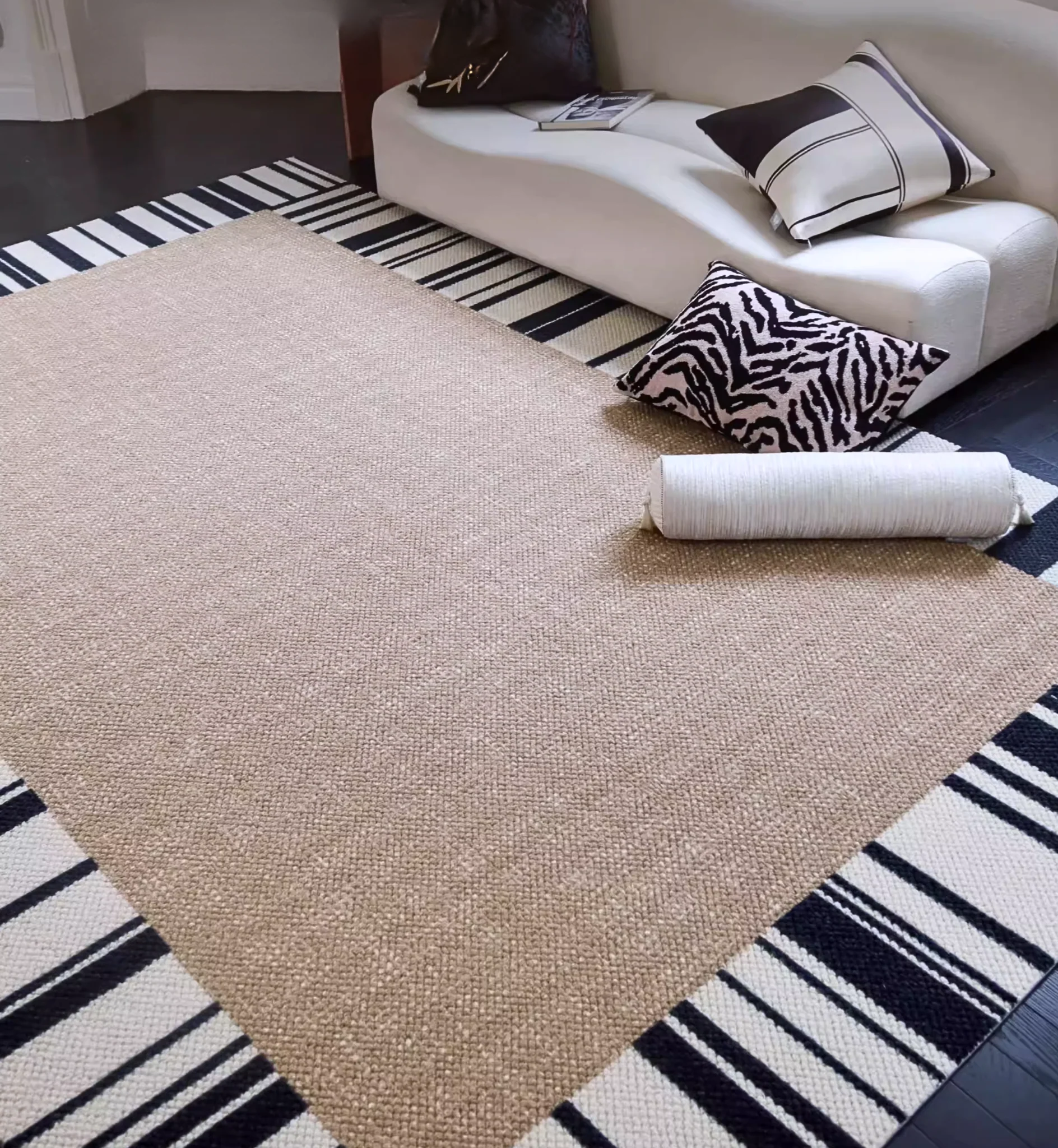 Zebra Wool Rug - Image 6
