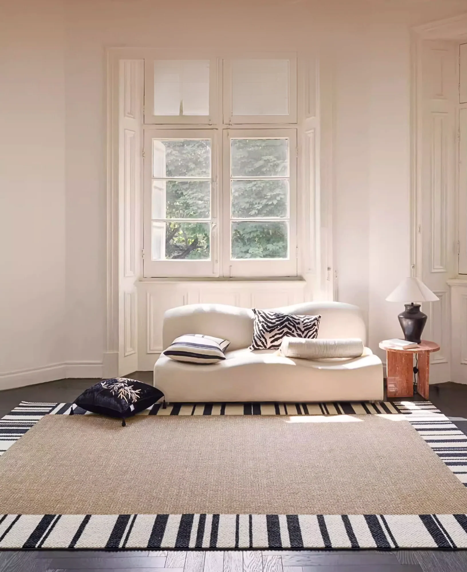 Zebra Wool Rug - Image 7