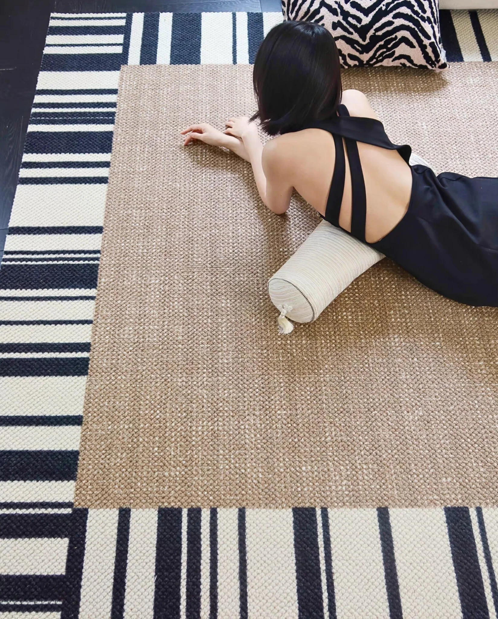 Zebra Wool Rug - Image 8