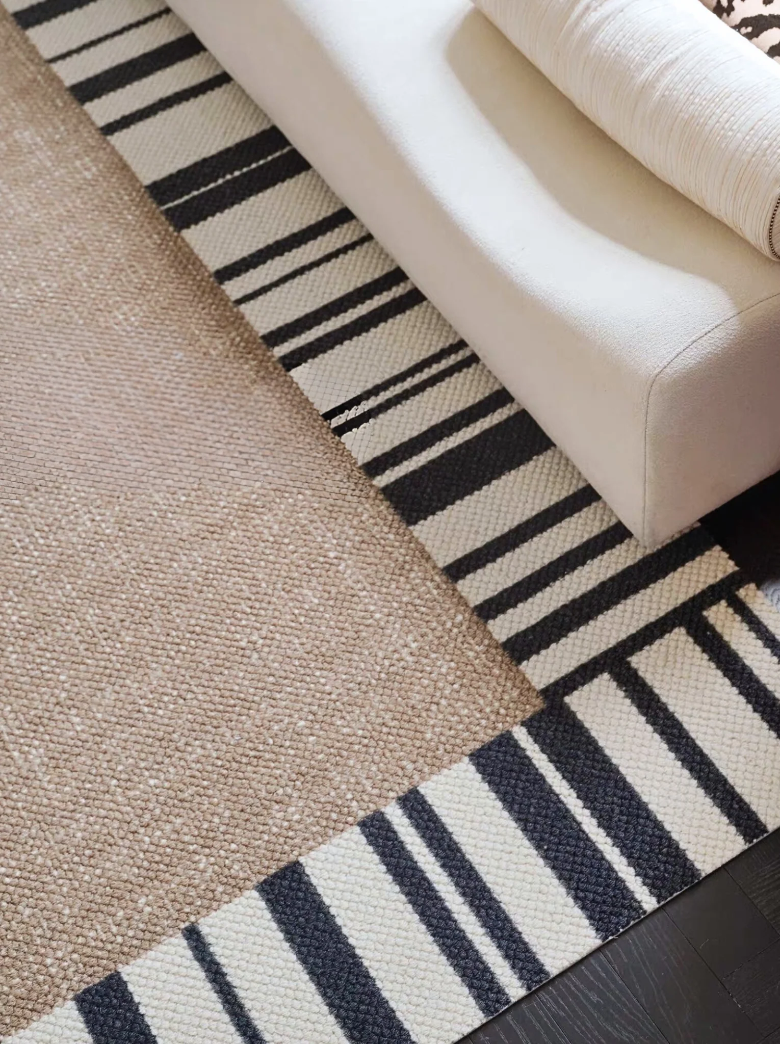 Zebra Wool Rug - Image 9